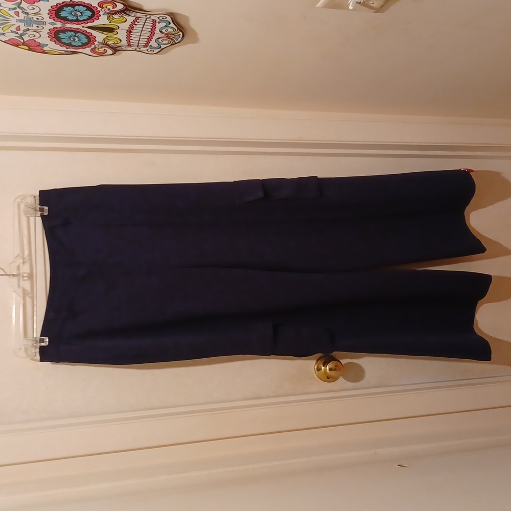 New VINCE Navy Blue Cargo dress Pants, Sz M